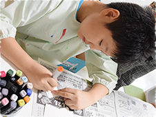 制作中の様子